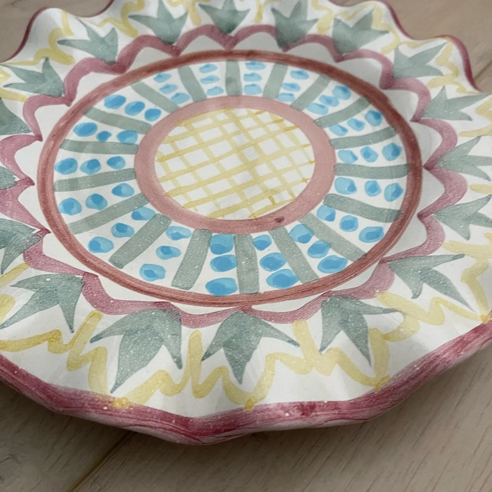 McKenzie Childs 11” serving plate - Picture 3 of 4